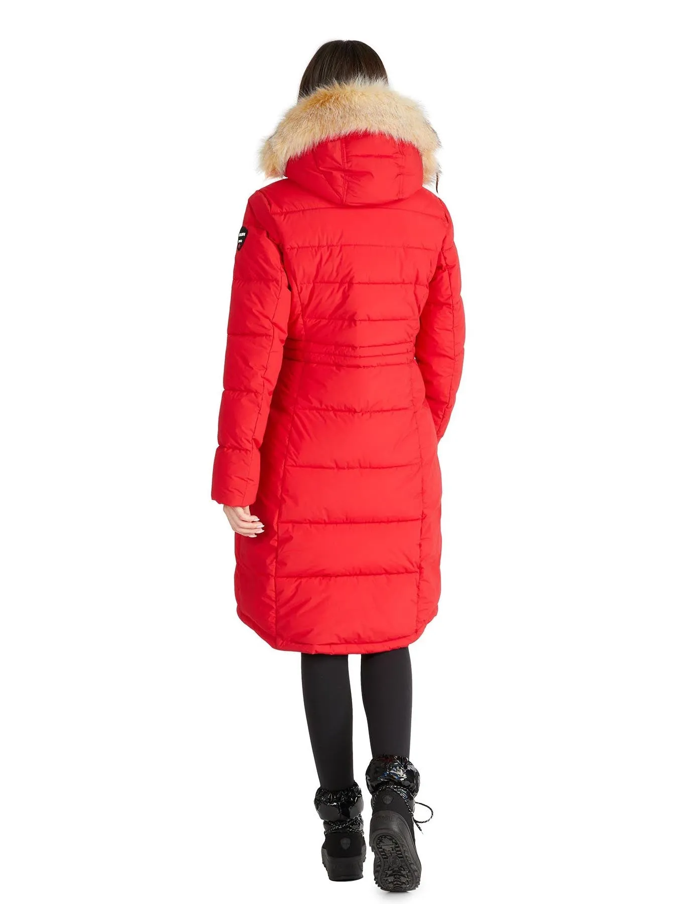 Jupiter Women's Puffer Jacket w/ Faux Fur Trim