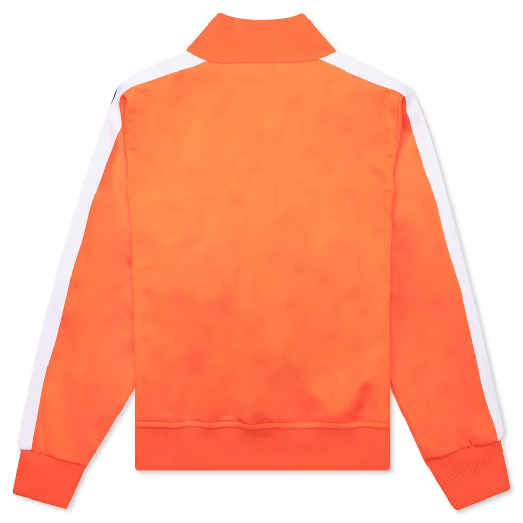 Kid's Logo Track Jacket - Orange/White