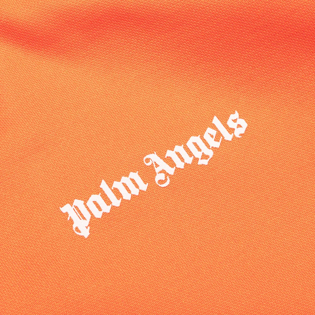 Kid's Logo Track Jacket - Orange/White