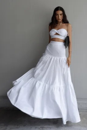 Leilani Maxi Skirt - White