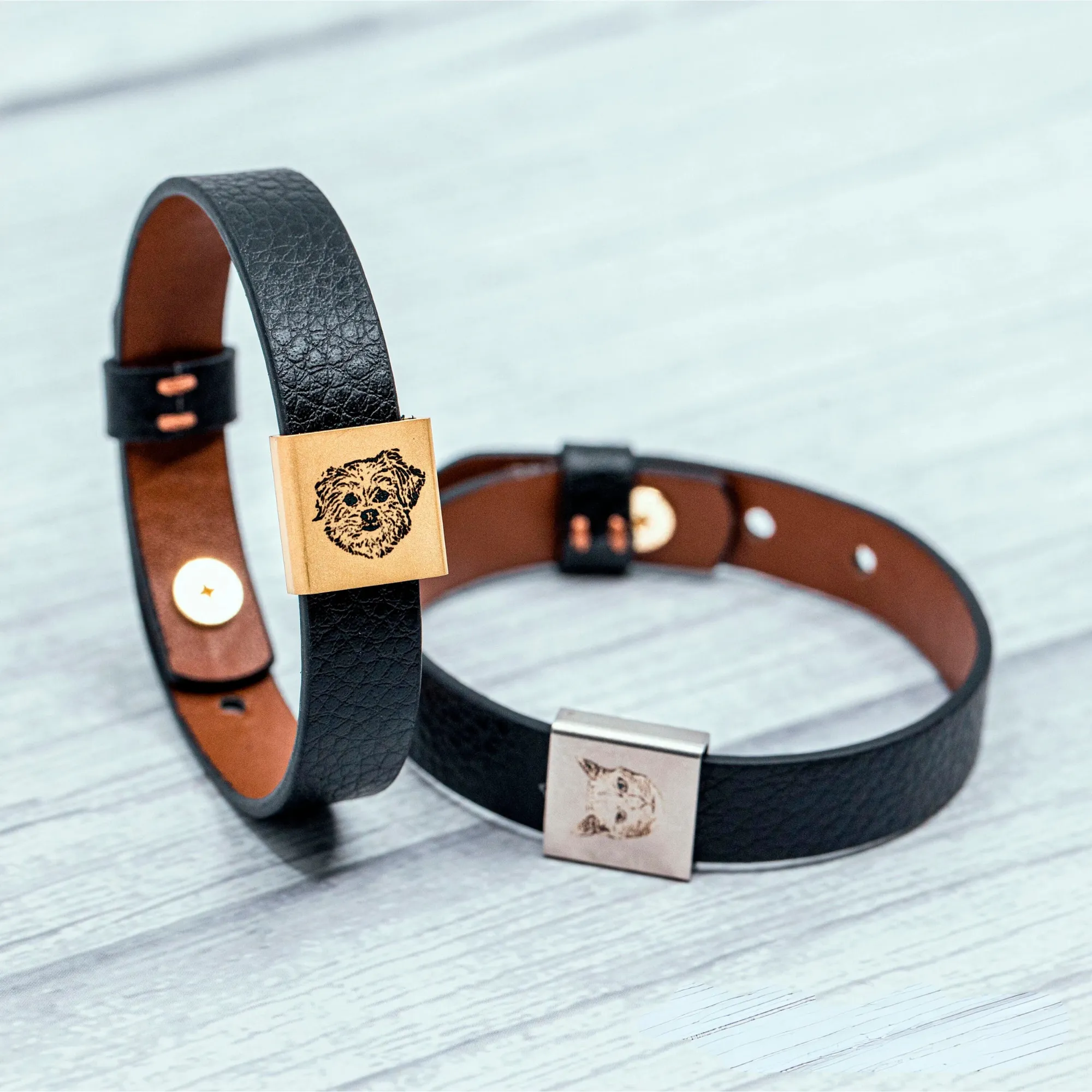 Leo Pet Portrait Bracelet