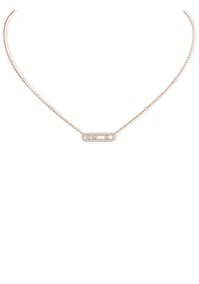 Messika Baby Move Pavé 18KG Diamond Necklace | Choose Gold