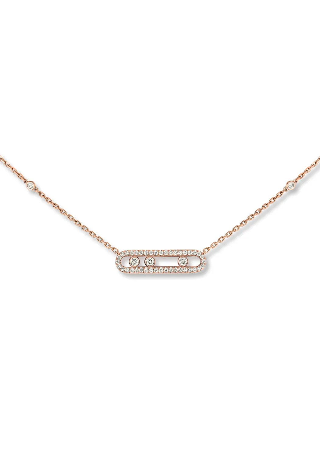 Messika Baby Move Pavé 18KG Diamond Necklace | Choose Gold