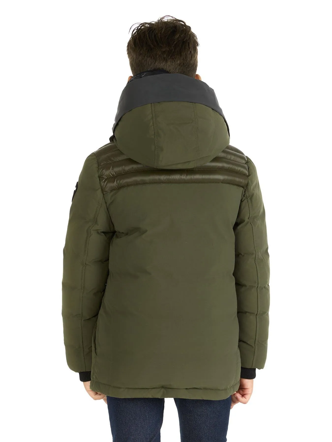 Mikkel Boys' Mixed-Media Parka