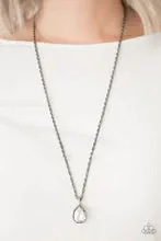 Million Dollar Drop - Black Necklace - Paparazzi Accessories