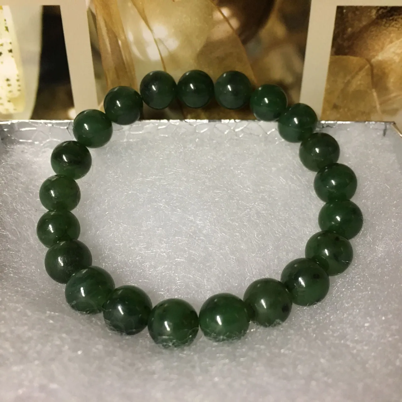 Natural Jade Beaded Bracelet-The Lucky Charm You Never Knew You Needed!