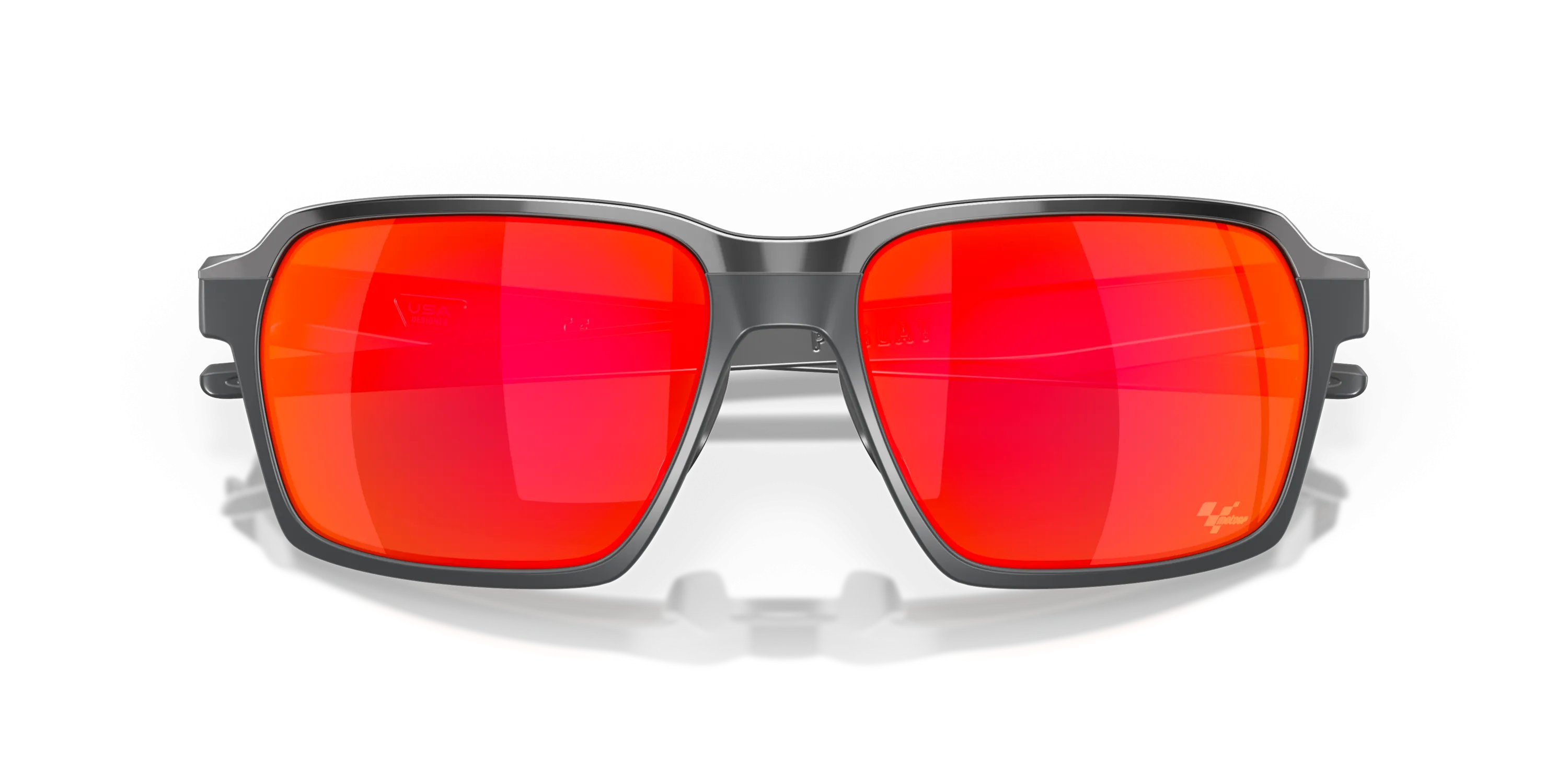 Oakley Parlay MotoGP Prizm Ruby Lenses - Matte Carbon Frame