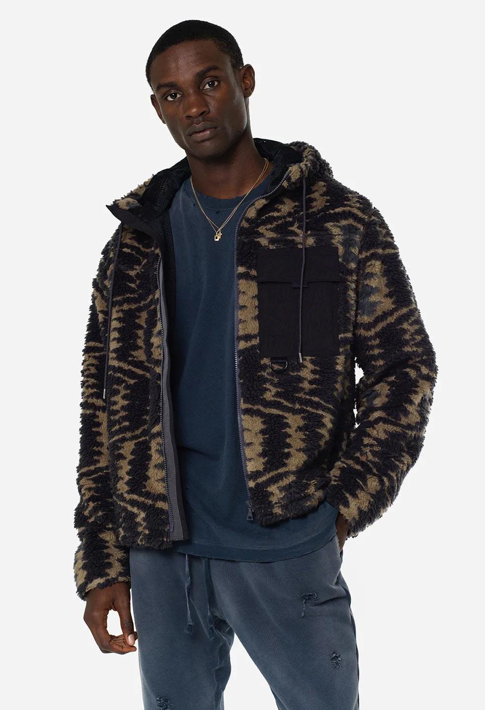 Polar Fleece Parka / Morgan Jacquard