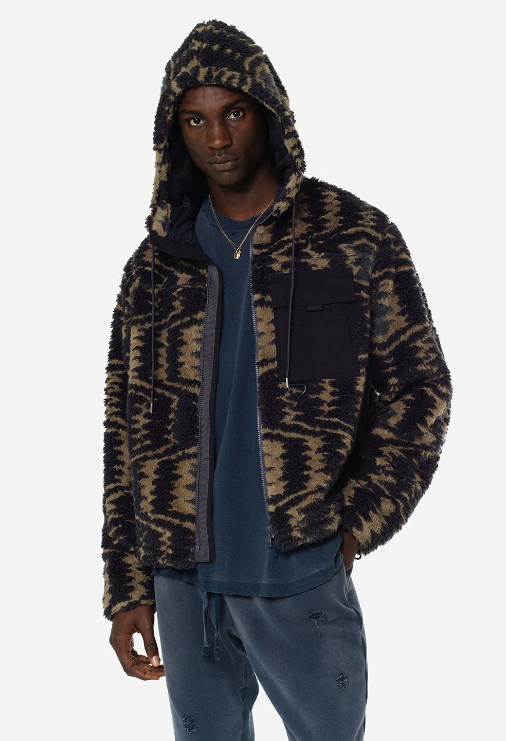 Polar Fleece Parka / Morgan Jacquard