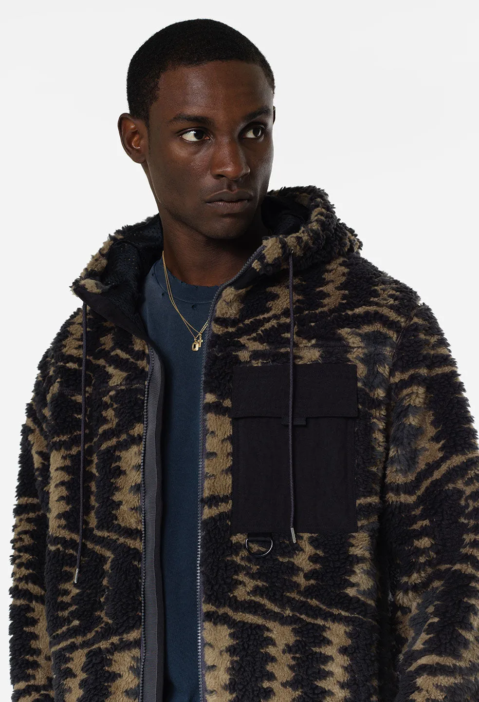 Polar Fleece Parka / Morgan Jacquard