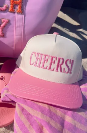 PRE-ORDER: "Cheers" Pink Trucker Hat