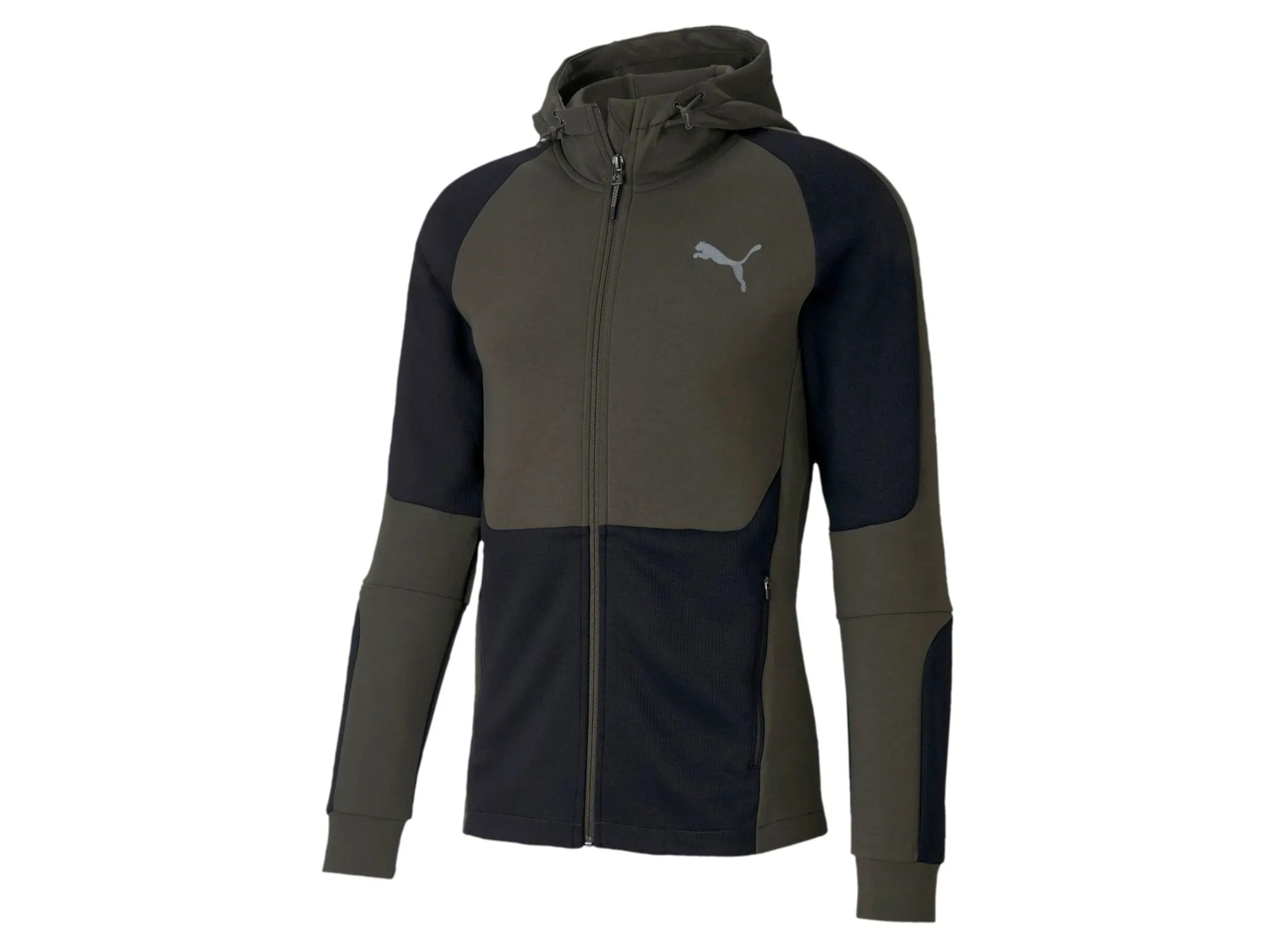 PUMA Evostripe Hoody Felpa Cappuccio Uomo Forest Night 583467 70