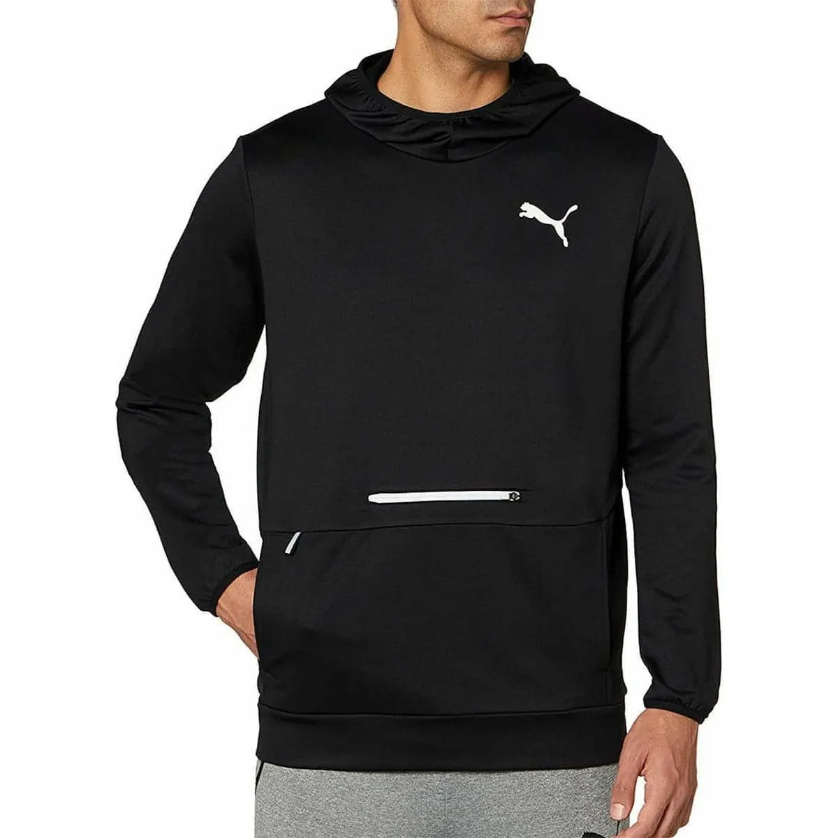 Puma Ready To Go Mens Training Hoody - Black