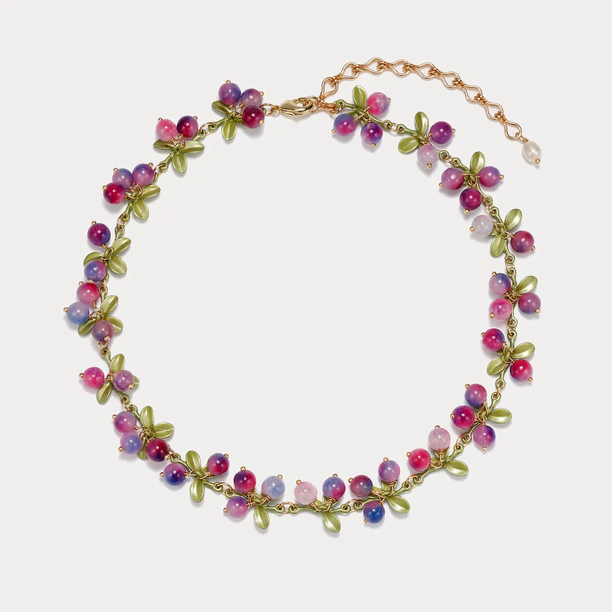 Purple Berry Necklace