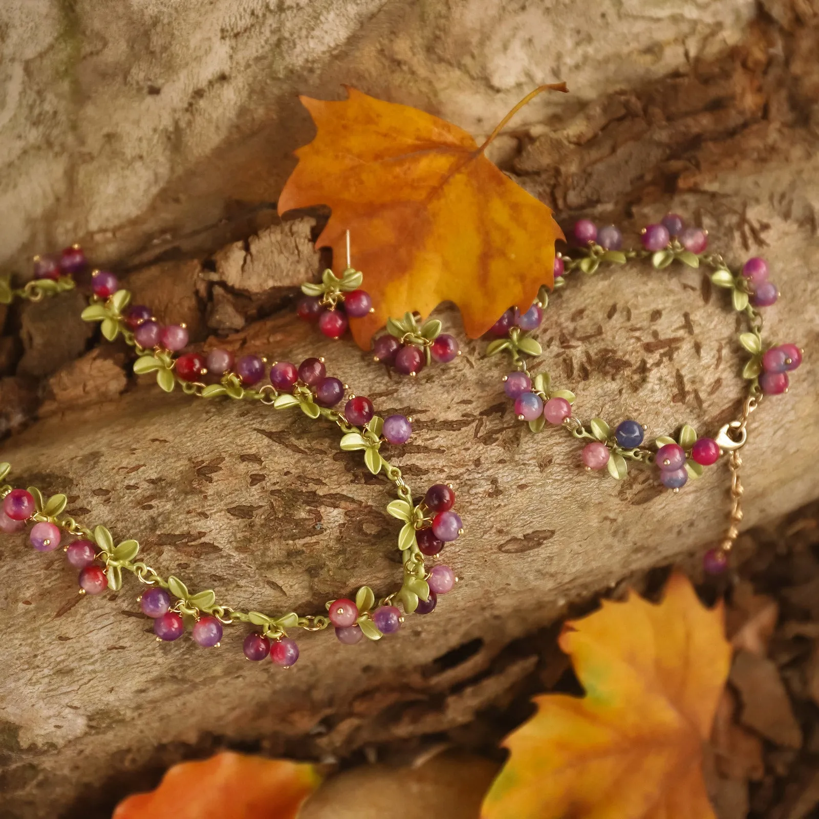 Purple Berry Necklace