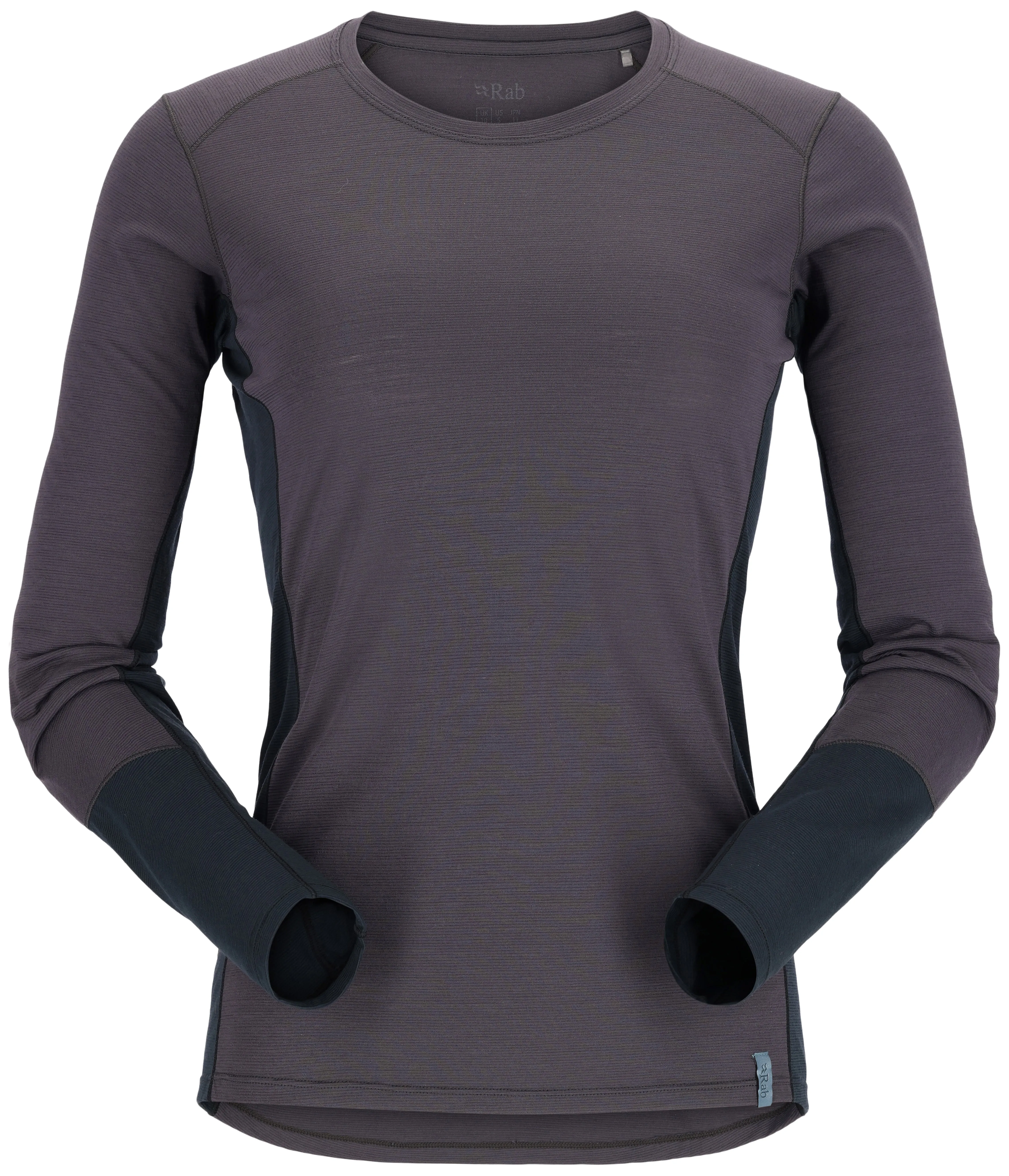 Rab Women's Syncrino Merino Blend Long Sleeve Base Layer Technical Top (Graphene)