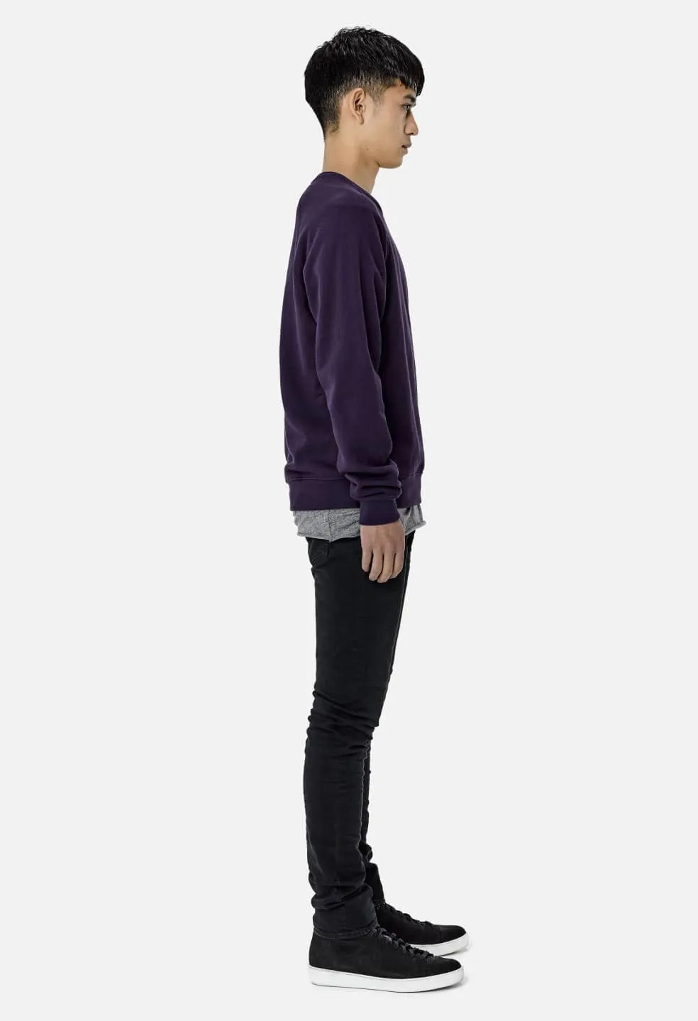 Raglan Crew / Purple