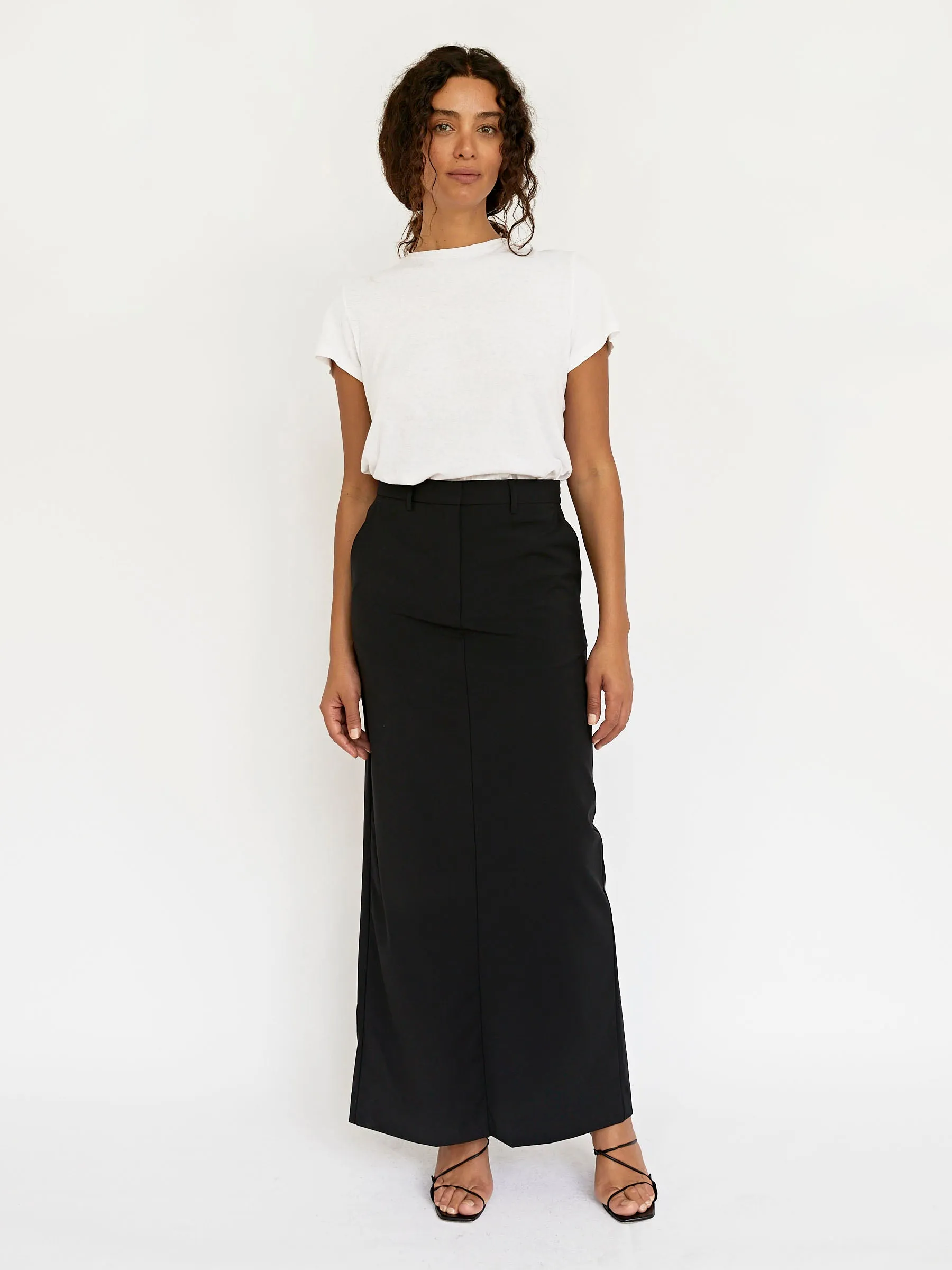 Relaxed Tailored Skirt