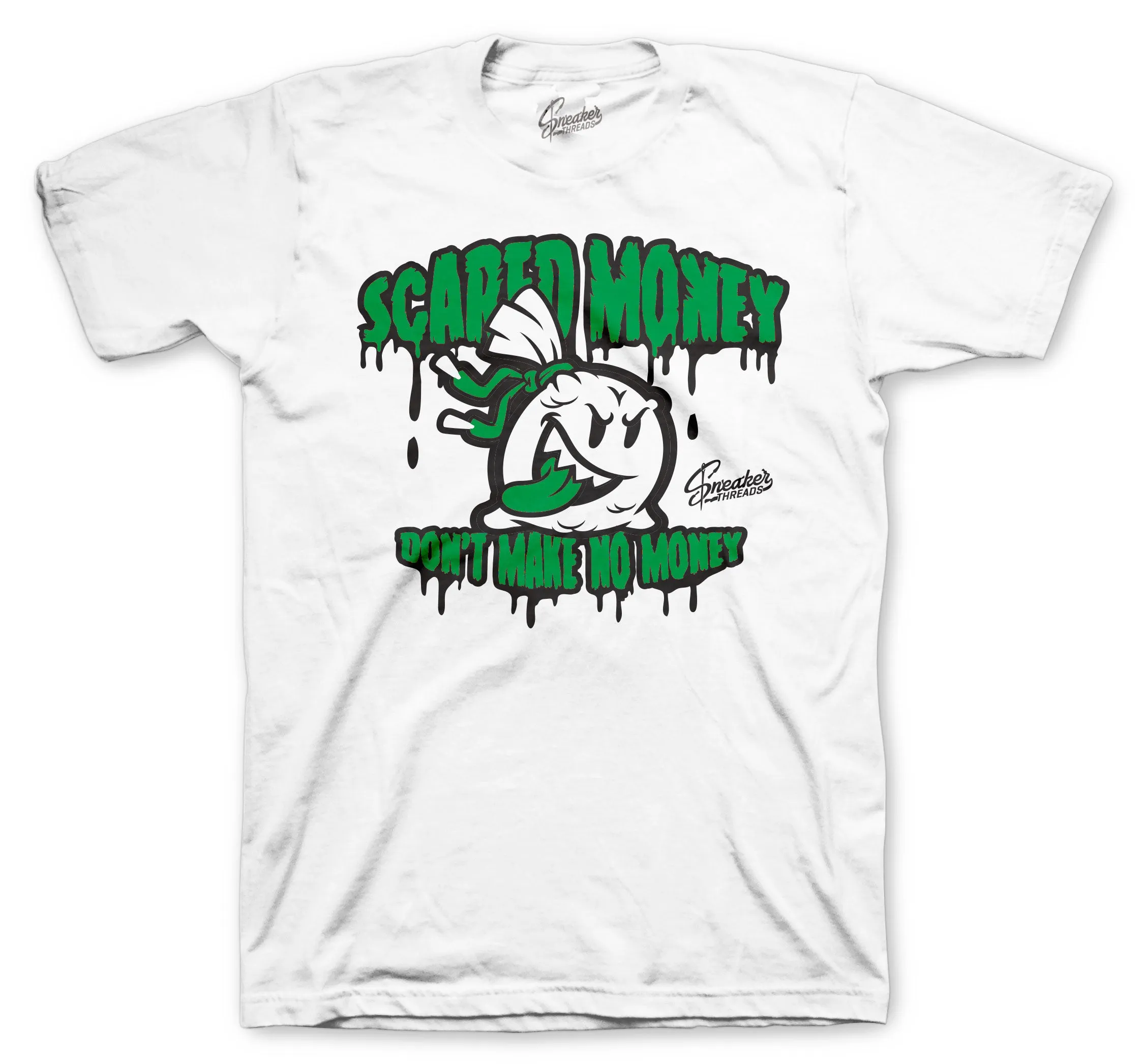 Retro 10 Seattle Shirt - Scared Money - White