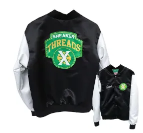 Retro 5 Apple Green Bomber Jacket - ST Team - Black