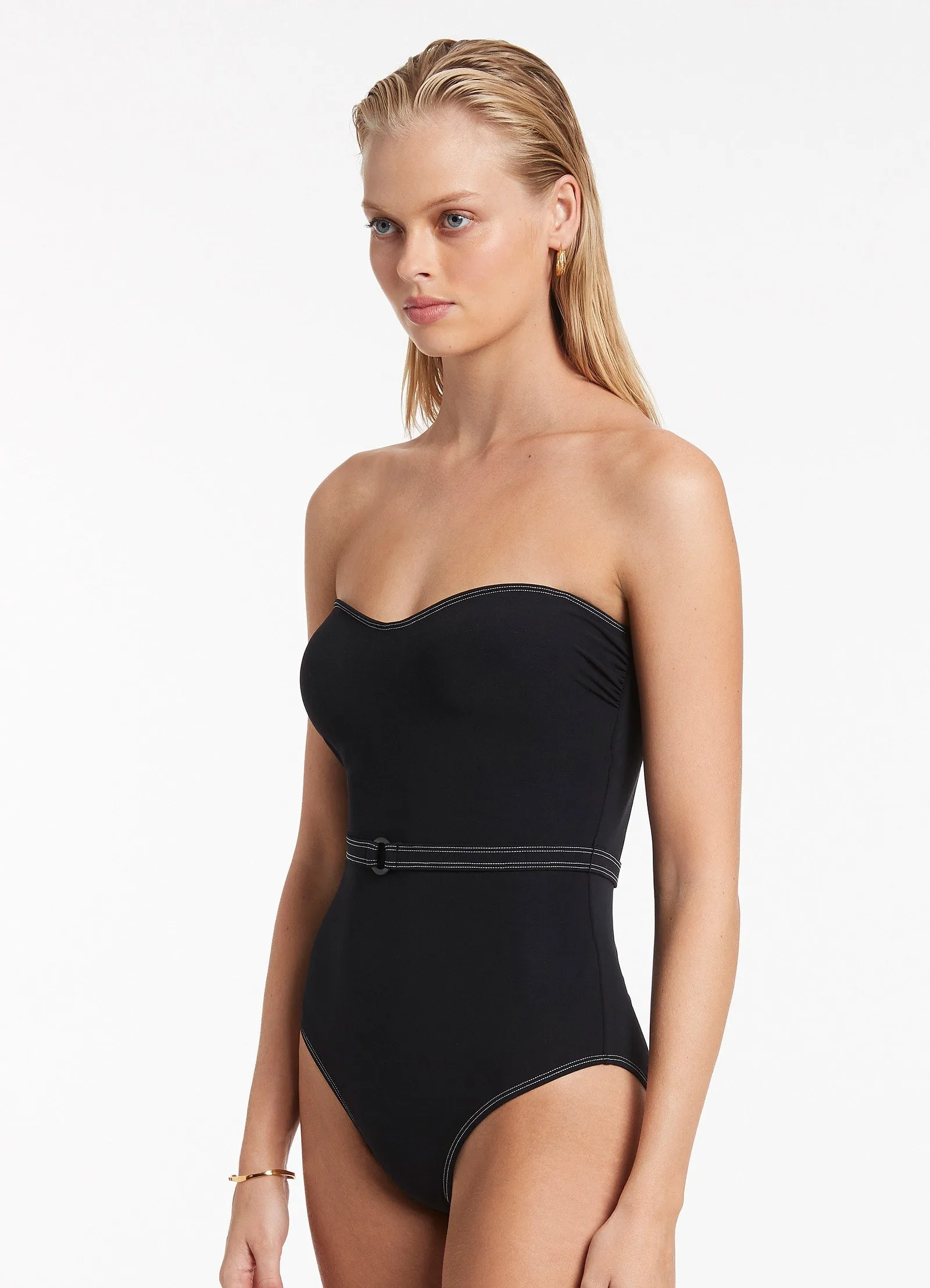 Signature Bandeau One Piece - Black