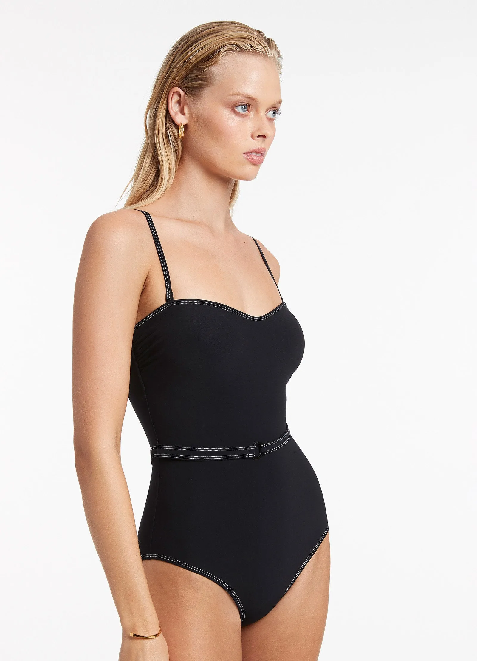 Signature Bandeau One Piece - Black