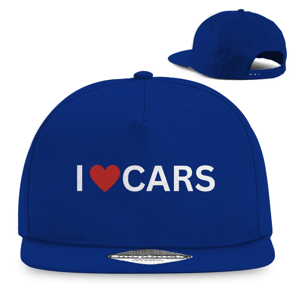 Snapback Rapper Cap i love cars