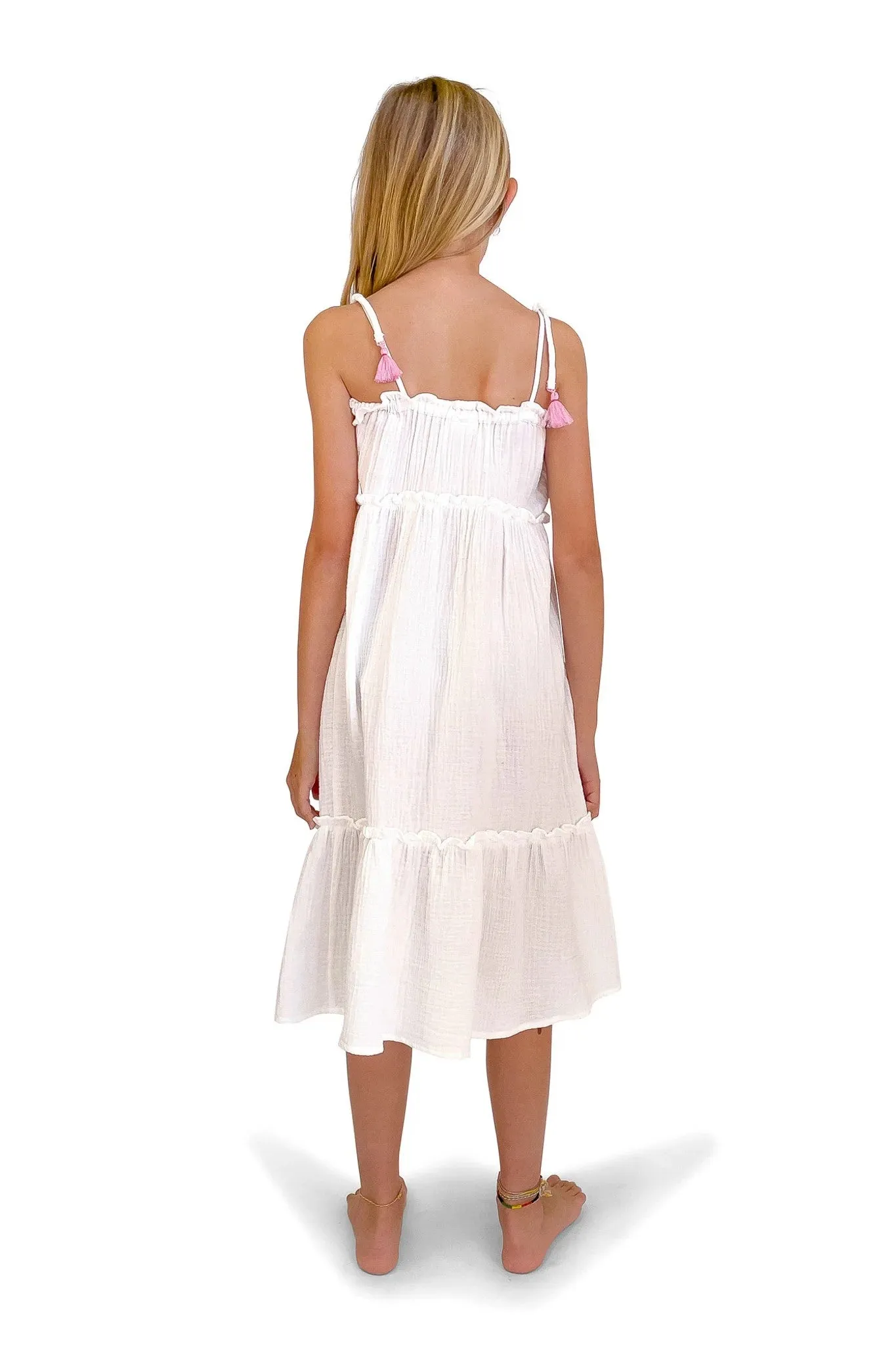 Solstice Dress-White