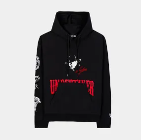 SP x WWE Undertaker Fire Pullover Mens Hoodie (Black/Red)