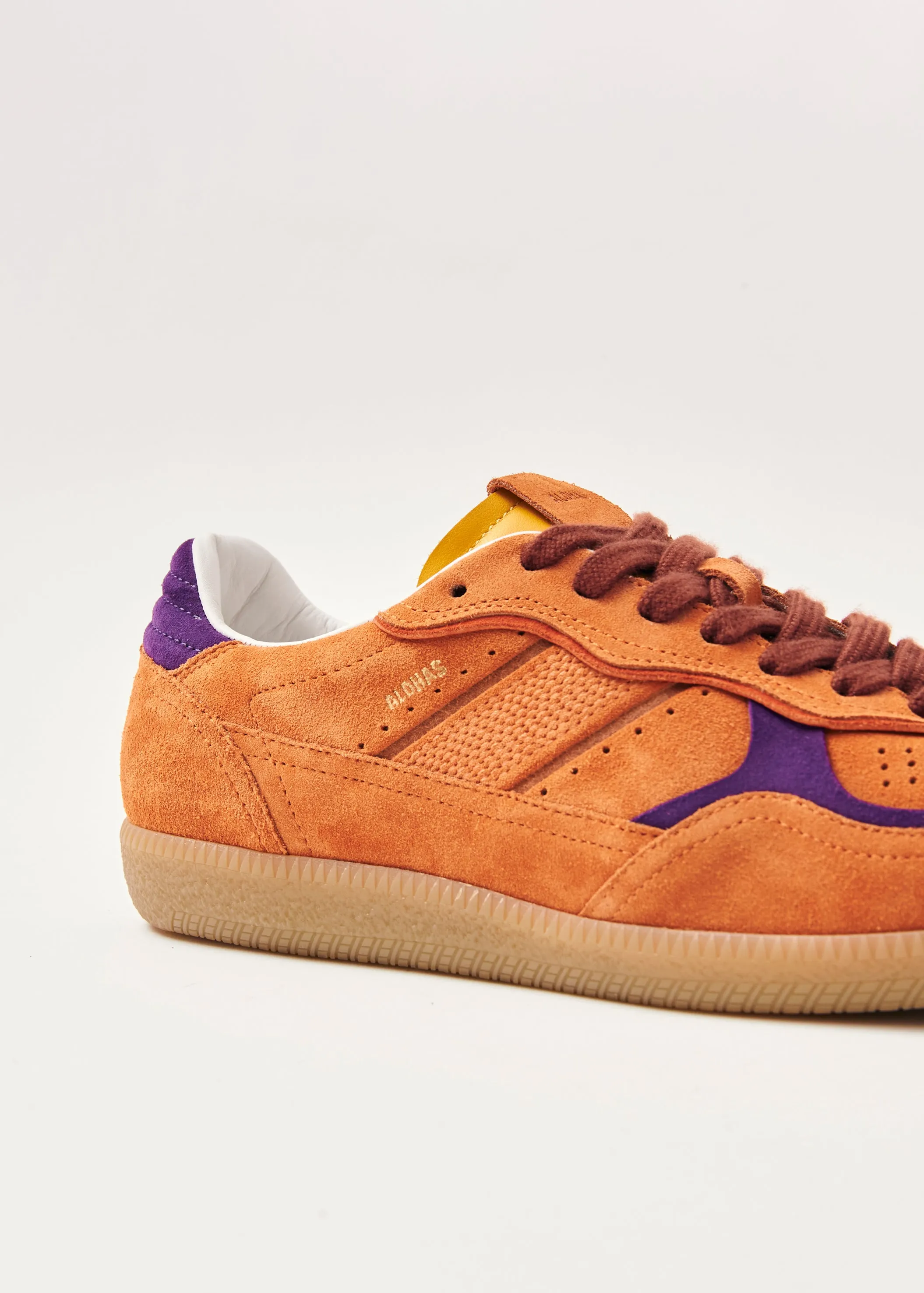 Tb.490 Rife Orange Leather Sneakers