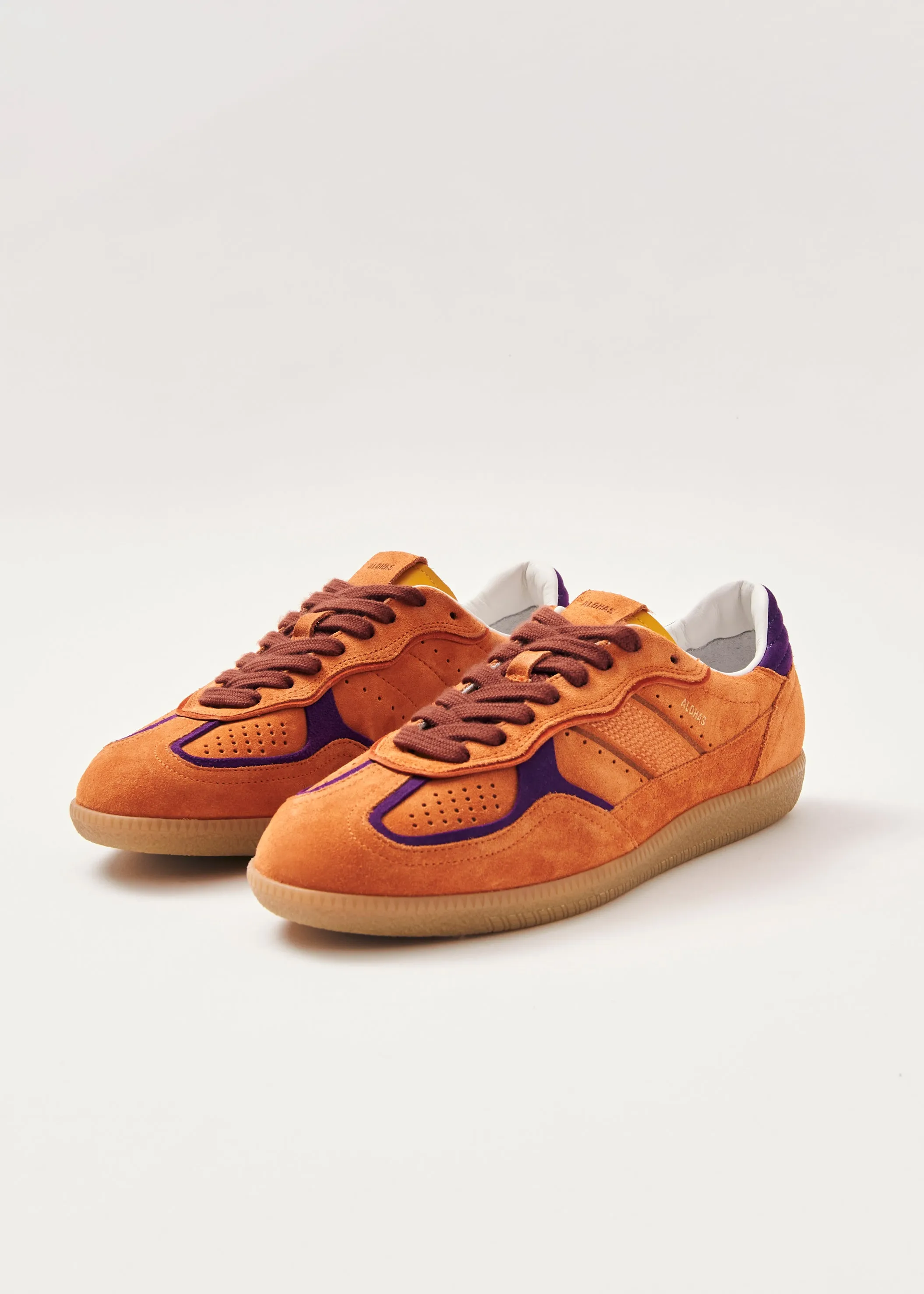 Tb.490 Rife Orange Leather Sneakers