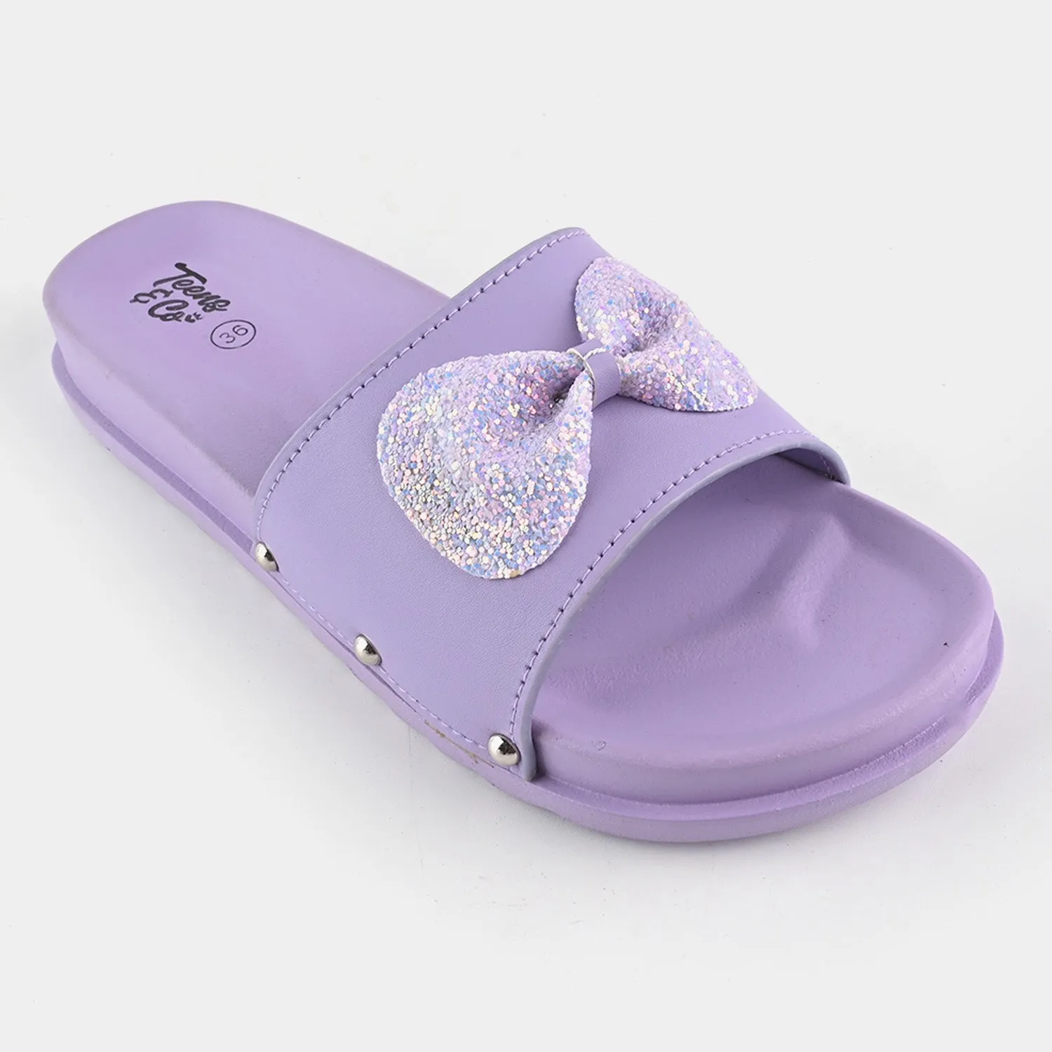 Teen Girls Slipper CL-28-Purple