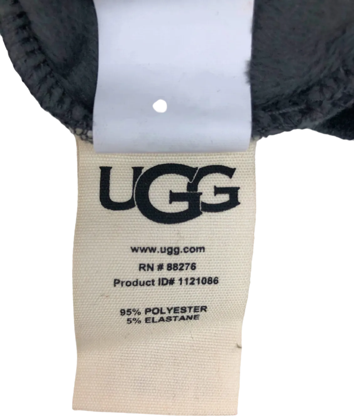 UGG Grey Velvet Belden Overhead Loungewear Hoody UK L