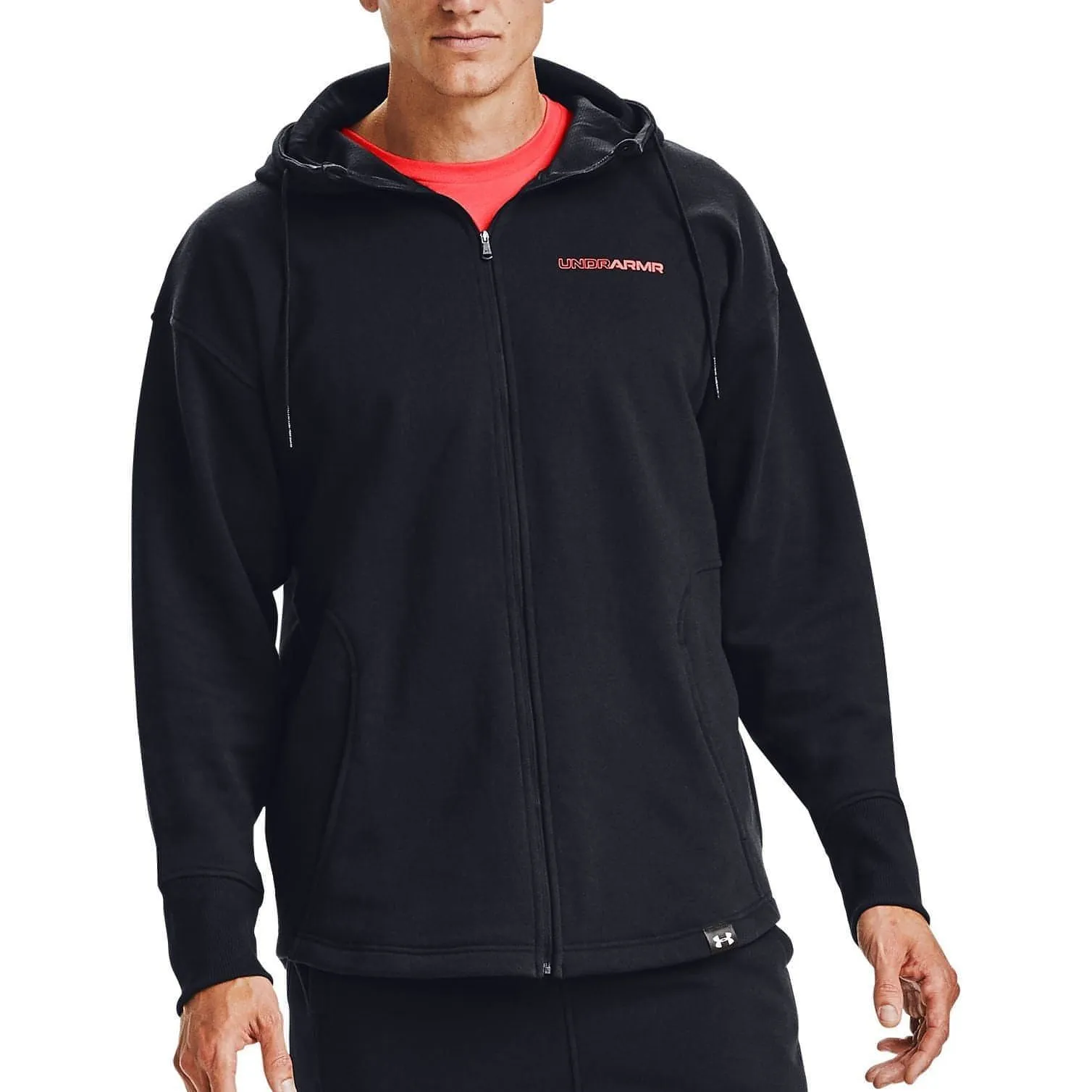 Under Armour S5 Fleece Full Zip Mens Training Hoody - Black