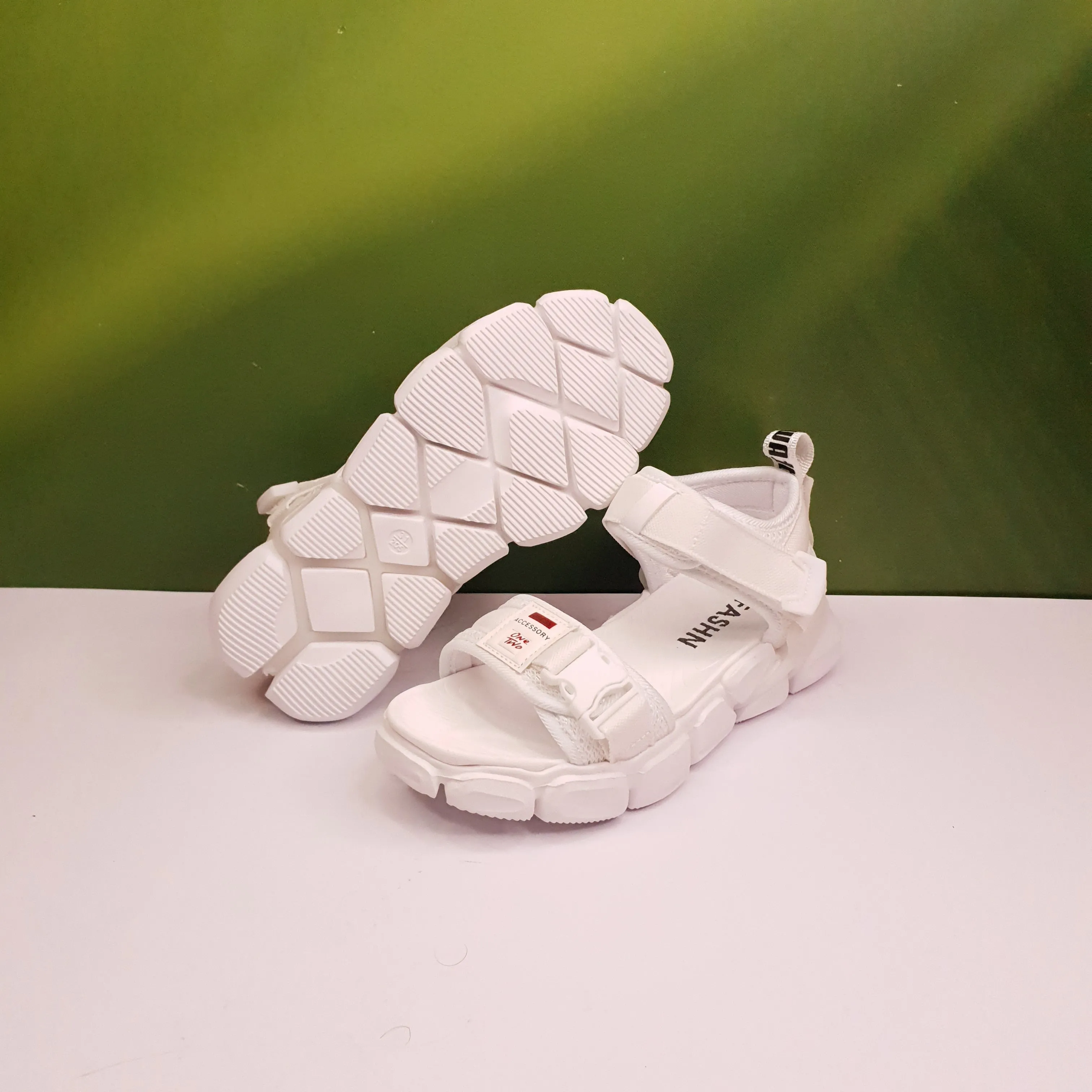 White Kids Unisex Comfort Sandals